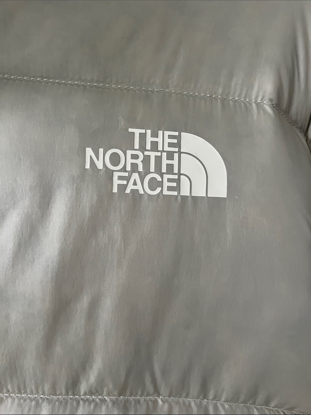 NWT North Face Women's CSPK Hooded Down Puffer Insulated Jacket in Flax Sz Large - Picture 3 of 8